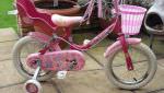 Girl's Pink 14" Bicycle