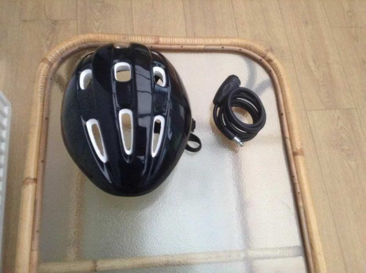Cycle Helmet and Lock