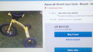 BIKES/BICYCLE DYNA CRAFT CYCO CYCLE