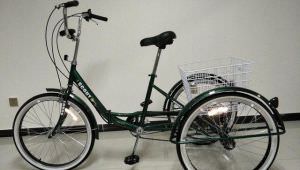 Adults folding tricycle, 24", 6 speed shimano, Brand new