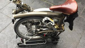 *New* Brompton Bike Raw Lacquer Steel, M6R