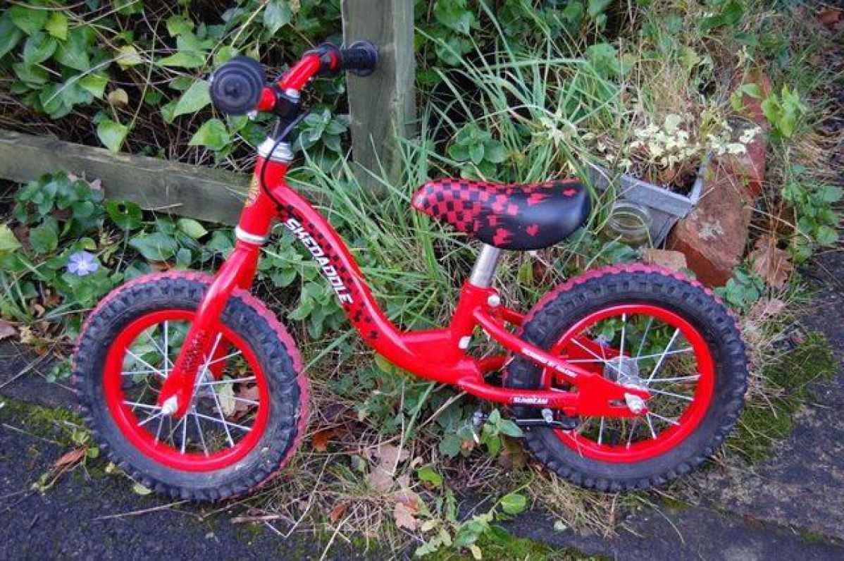 Raleigh Skedaddle child's balance bike