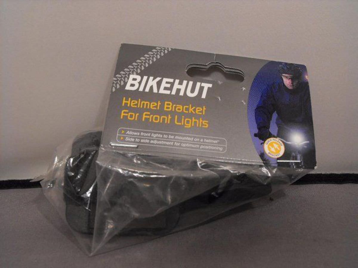 BikeHutHelmet Bracket For Front Lights X 3