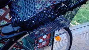 Rear bicycle basket